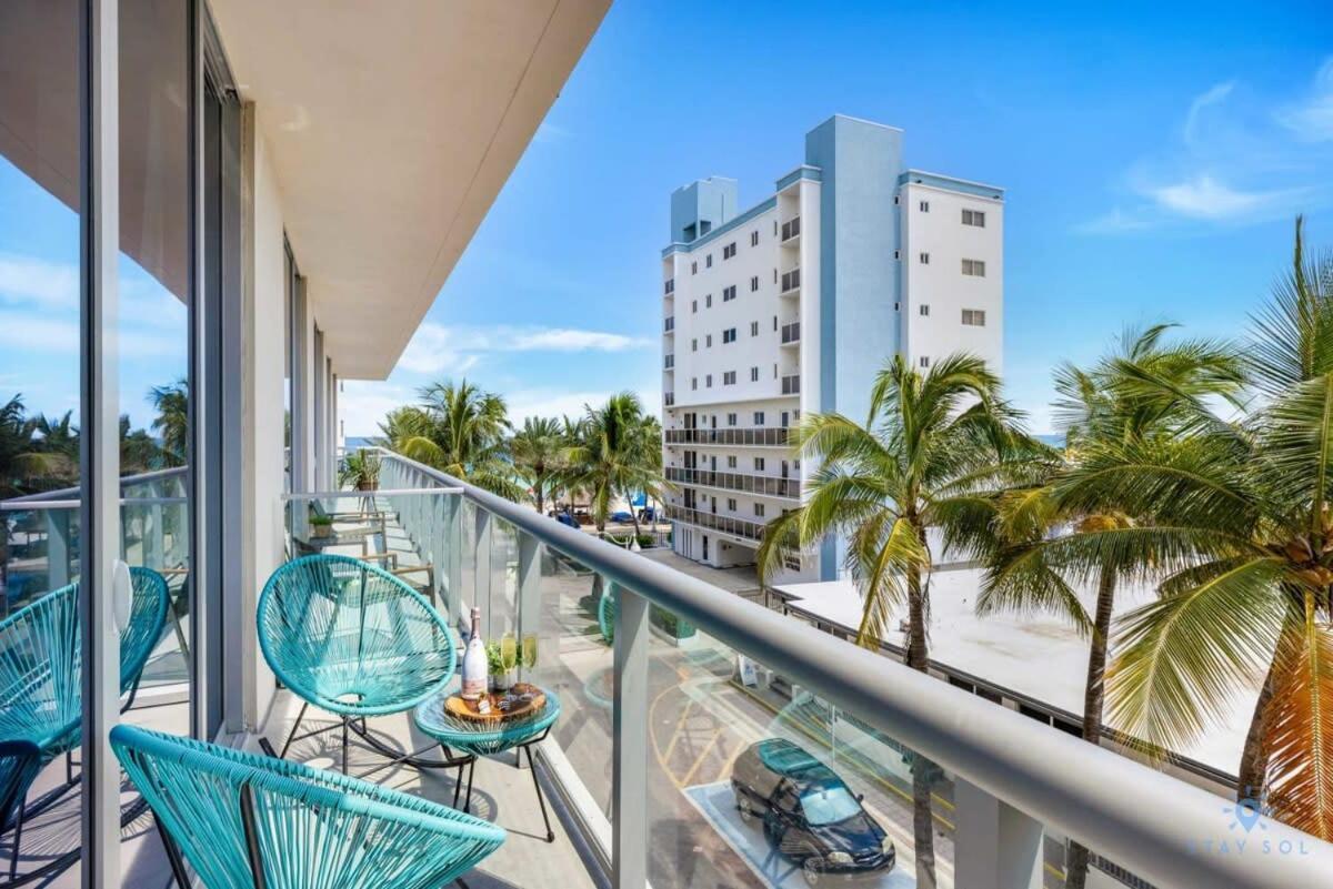 Amazing Pool - Balcony - Up To 6 - Near Beach Hollywood Eksteriør bilde