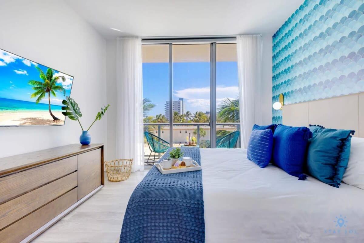 Amazing Pool - Balcony - Up To 6 - Near Beach Hollywood Eksteriør bilde
