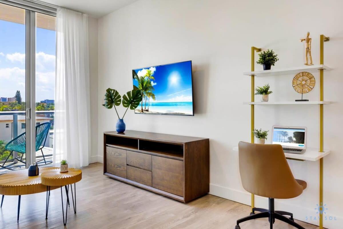 Amazing Pool - Balcony - Up To 6 - Near Beach Hollywood Eksteriør bilde