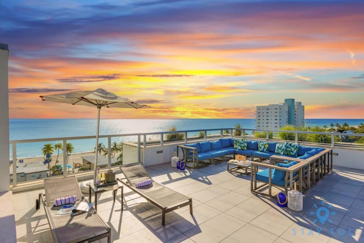 Amazing Pool - Balcony - Up To 6 - Near Beach Hollywood Eksteriør bilde
