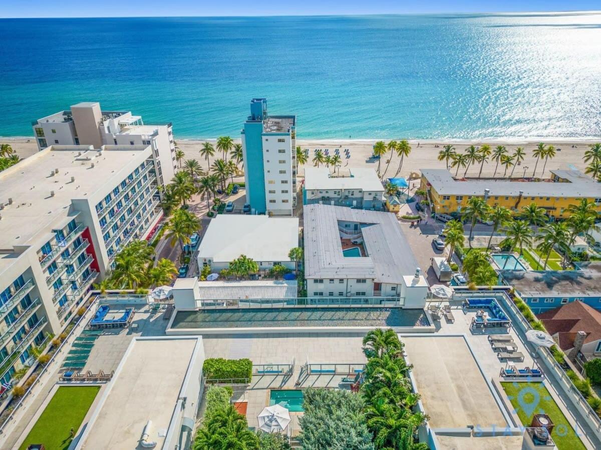 Amazing Pool - Balcony - Up To 6 - Near Beach Hollywood Eksteriør bilde